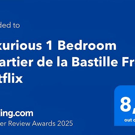 Luxurious 1 Bedroom Quartier De La Bastille Free Netflix باريس المظهر الخارجي الصورة