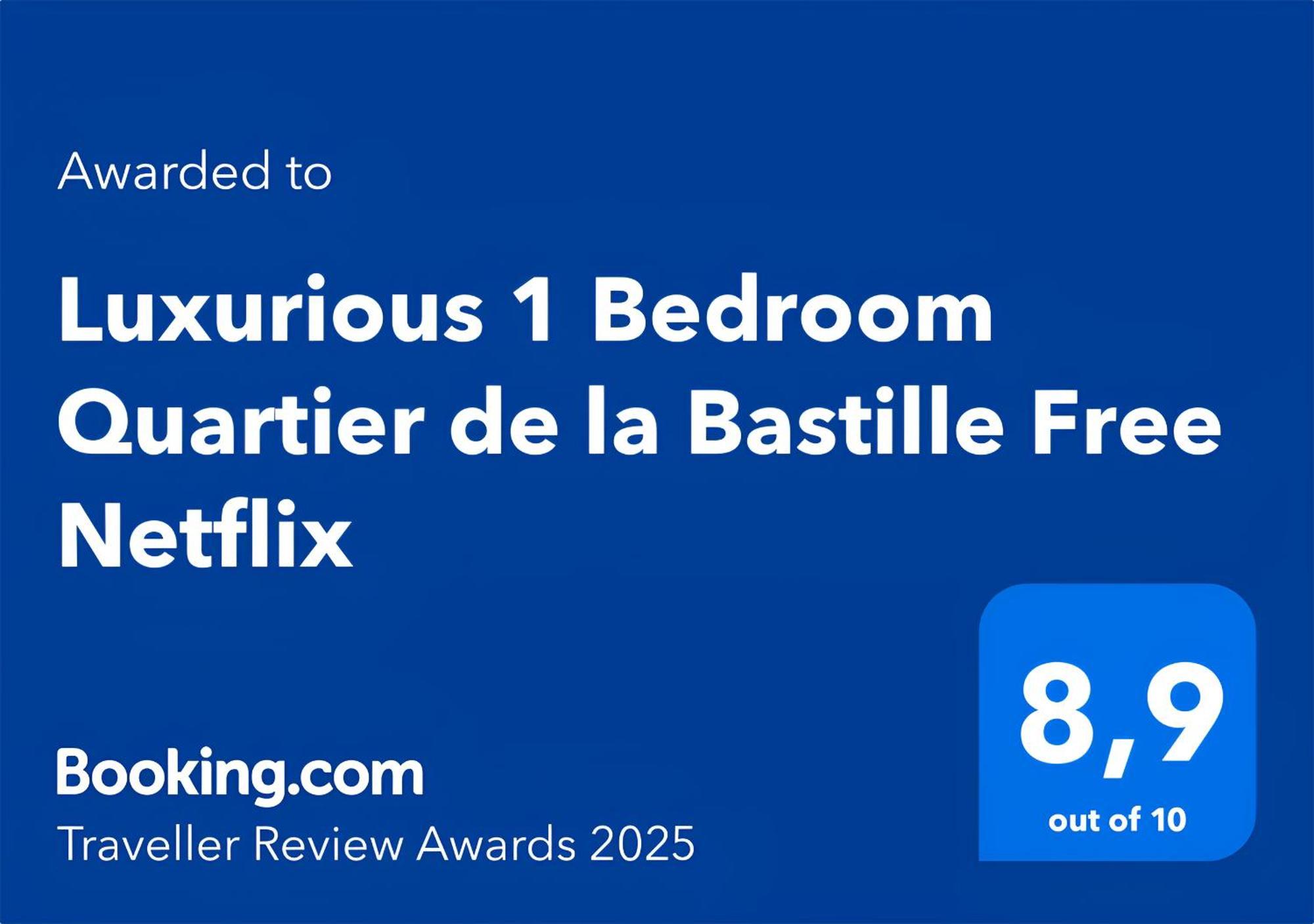 Luxurious 1 Bedroom Quartier De La Bastille Free Netflix باريس المظهر الخارجي الصورة