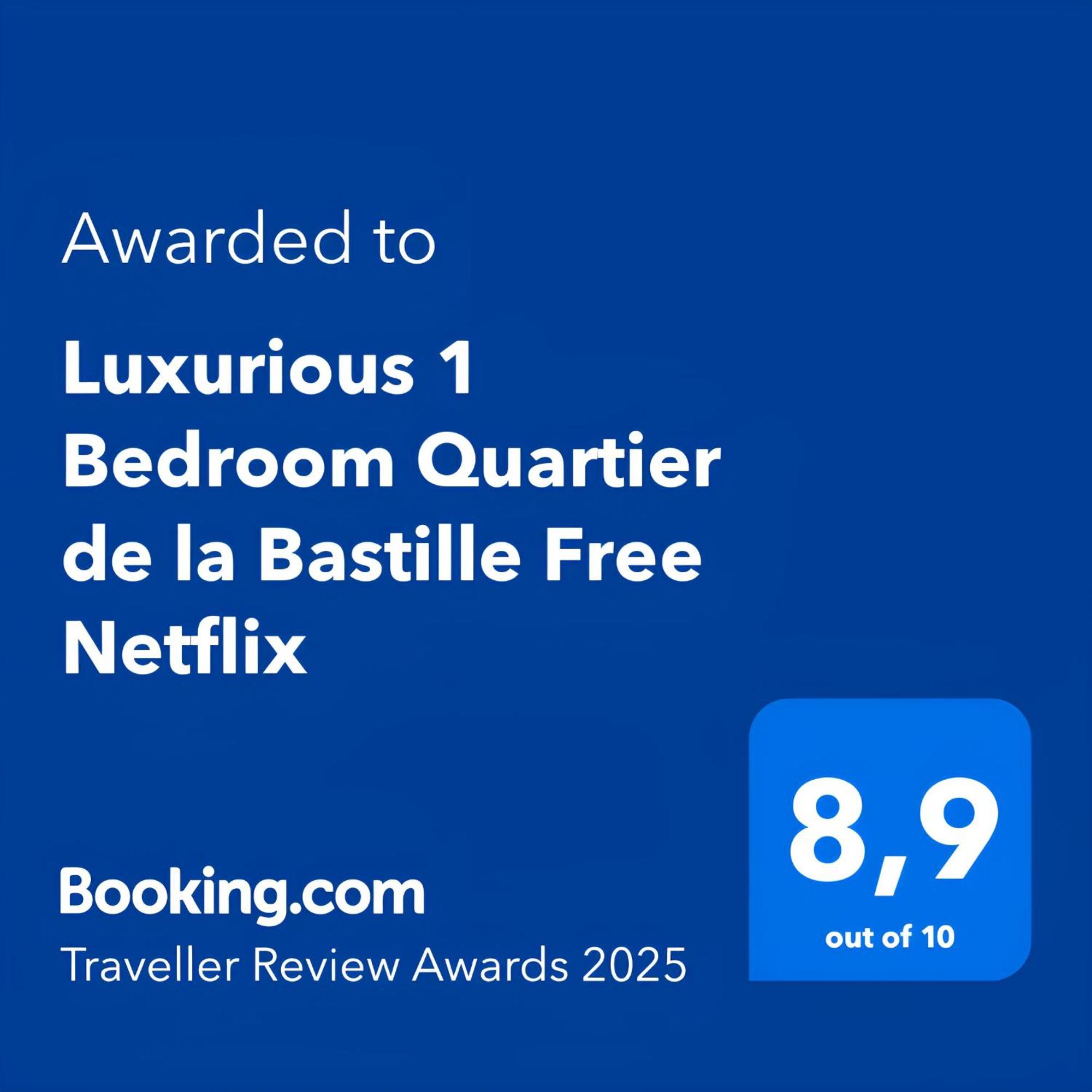 Luxurious 1 Bedroom Quartier De La Bastille Free Netflix باريس المظهر الخارجي الصورة